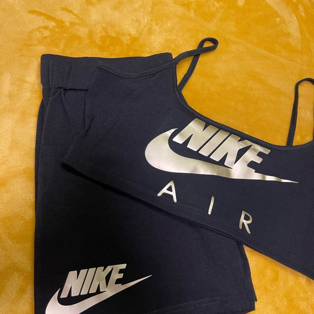 Nike Air Black & Gold 2 piece Set